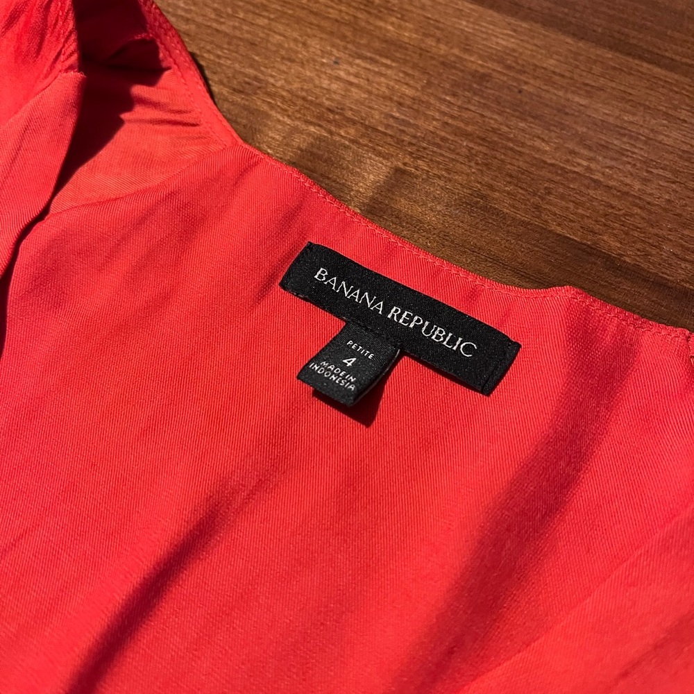 Banana Republic orange dress